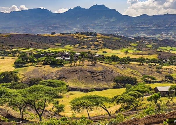 Scenic view from Ethiopia short tour